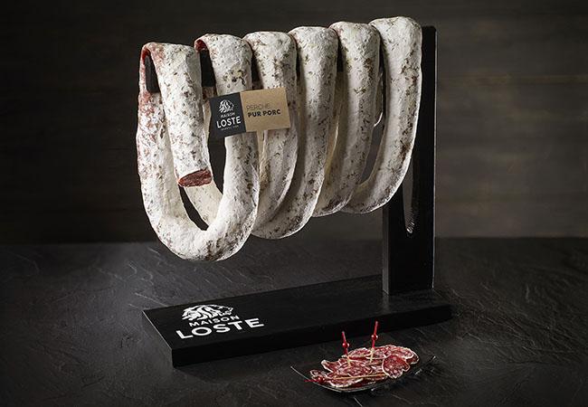 Pole-dried cured sausage